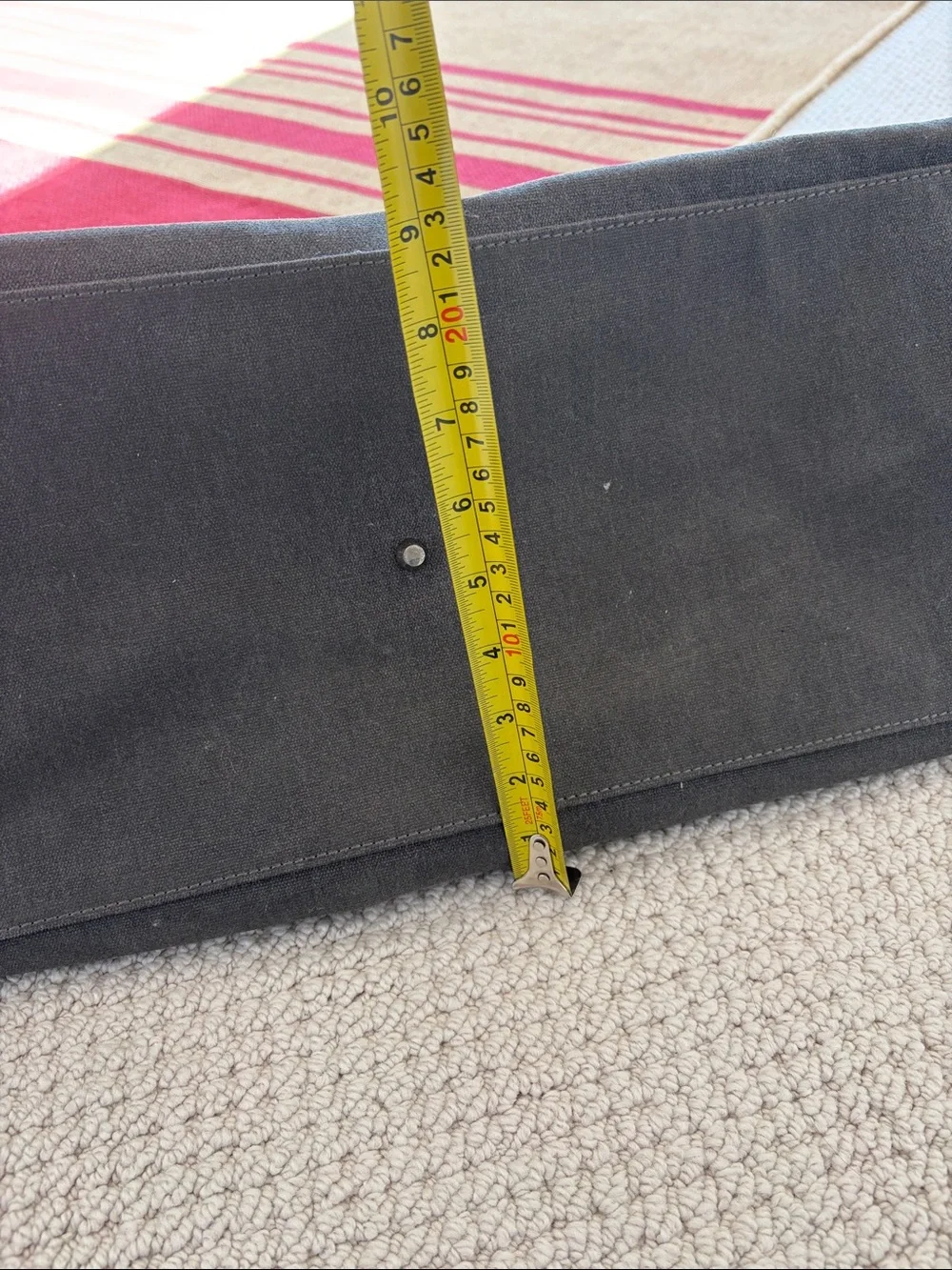 Hook & Albert grey waxed canvas weekender garment